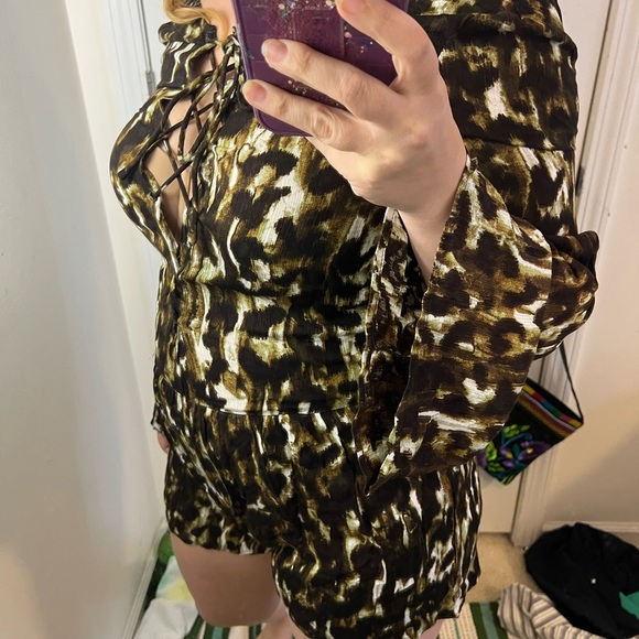 NWT NEW UMGEE S SMALL ROMPER BLACK GREEN - Picture 3 of 12